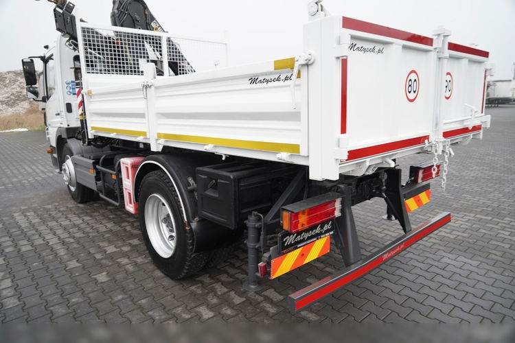 Mercedes -BENZ ATEGO 1218 / 4x2 / WYWROTKA + HDS HIAB 0088 BS-3  / PILOT  /MANUAL  zdjęcie 21