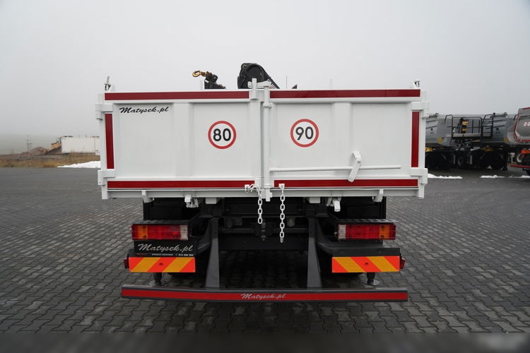 Mercedes -BENZ ATEGO 1218 / 4x2 / WYWROTKA + HDS HIAB 0088 BS-3  / PILOT  /MANUAL  zdjęcie 22