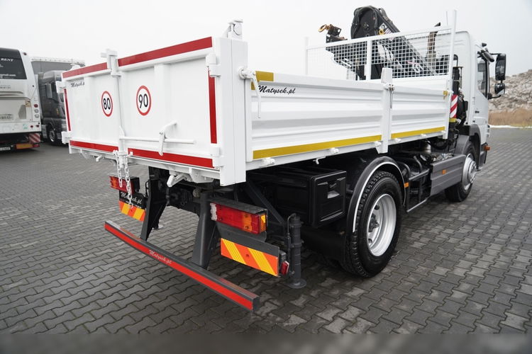 Mercedes -BENZ ATEGO 1218 / 4x2 / WYWROTKA + HDS HIAB 0088 BS-3  / PILOT  /MANUAL  zdjęcie 23