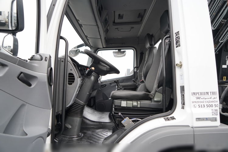 Mercedes -BENZ ATEGO 1218 / 4x2 / WYWROTKA + HDS HIAB 0088 BS-3  / PILOT  /MANUAL  zdjęcie 37