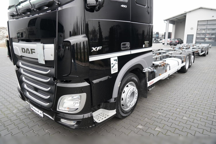 DAF XF 480 / BDF / 6X2 / ZESTAW TANDEM / SSC / KLIMATYZACJA POSTOJOWA / OŚ PODNOSZONA / WECON / MEGA zdjęcie 10