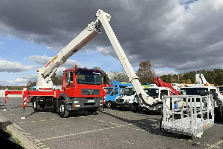 MAN TGM 18.280 Zwyżka WUMAG WT 450 Podnośnik Koszowy zdjęcie 3