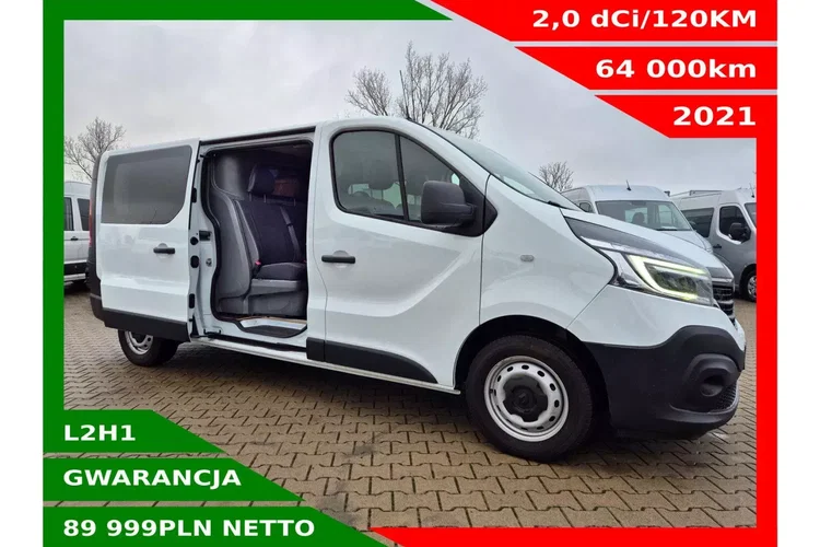 Renault Trafic L2H1 89999zł NETTO Brygadówka 6 osób 2.0dCi/120KM zdjęcie 1