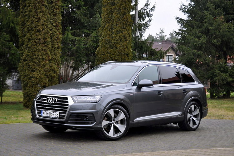 Audi Q7 3.0TDI(272KM)S-line Full Led Navi Kamery 7-Foteli Skóry Panorama Alu21 zdjęcie 10
