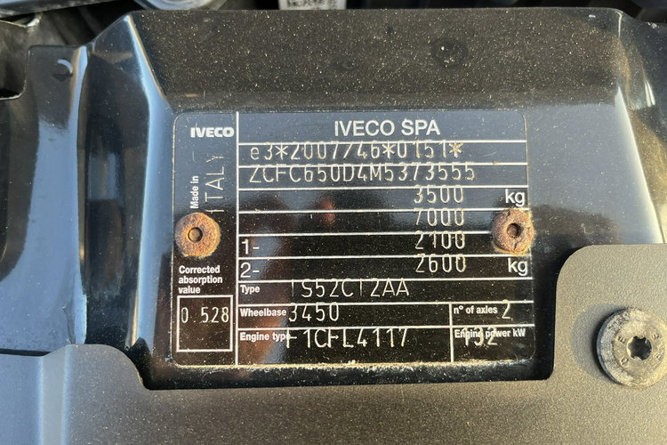 Iveco Daily 50C/35 3.0/180KM Wywrot_3-Stronny Burta_60cm GWARANCJA zdjęcie 13