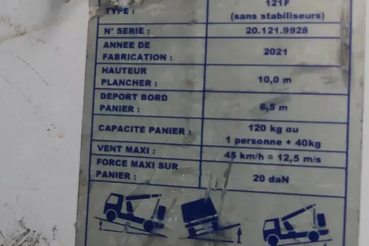 Renault MASTER / PODNOŚNIK KOSZOWY / ZWYŻKA 12M / zdjęcie 21