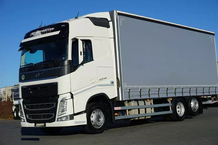 Volvo FH / 420 / ACC / EURO 6 / FIRANKA + WINDA / 19 PALET / OŚ SKRĘTNA zdjęcie 22