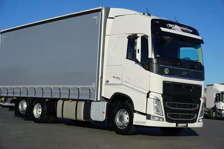 Volvo FH / 420 / ACC / EURO 6 / FIRANKA + WINDA / 19 PALET / OŚ SKRĘTNA zdjęcie 26