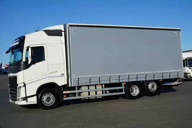 Volvo FH / 420 / ACC / EURO 6 / FIRANKA + WINDA / 19 PALET / OŚ SKRĘTNA zdjęcie 3