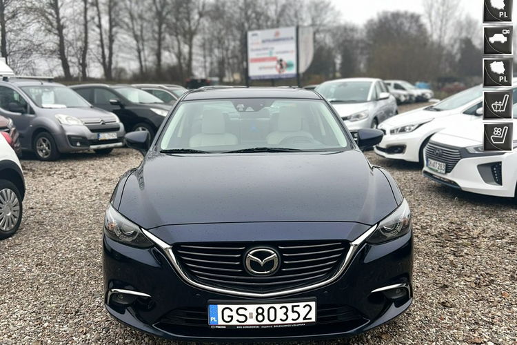 Mazda 6 1 Wł Lekarz Salon PL.2 kpl Alu, Skóry , Head, Szyber dach , bixenon zdjęcie 1