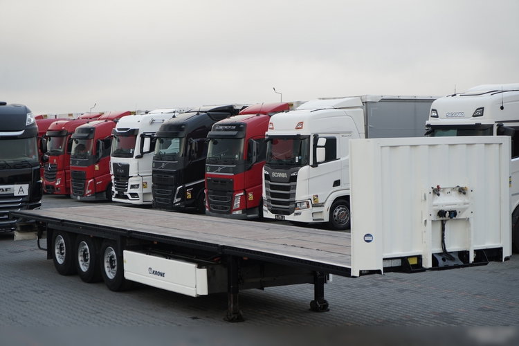 Krone   / NACZEPA  PLATFORMA / OŚ PODNOSZONA / KOSZ NA PALETY  zdjęcie 10