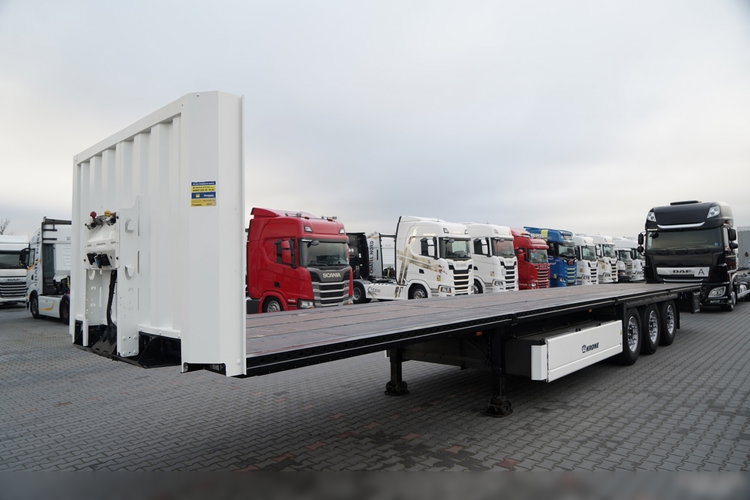 Krone   / NACZEPA  PLATFORMA / OŚ PODNOSZONA / KOSZ NA PALETY  zdjęcie 3