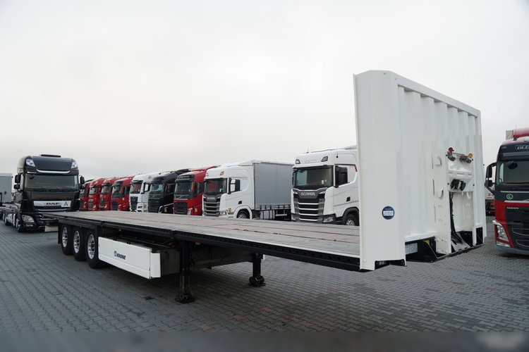 Krone   / NACZEPA  PLATFORMA / OŚ PODNOSZONA / KOSZ NA PALETY  zdjęcie 8