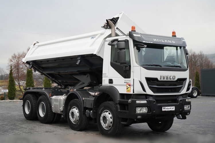 Iveco TRAKKER 450 / 8x4 / WYWROTKA / HYDROBURTA / BORDMATIC / EURO 6 /  zdjęcie 11