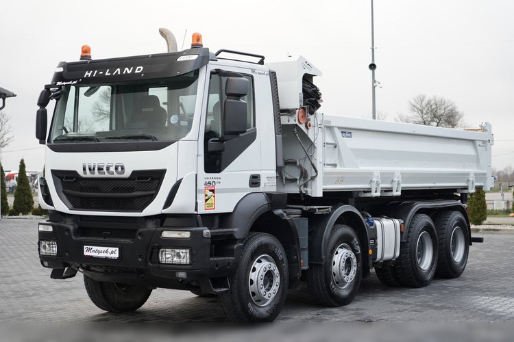 Iveco TRAKKER 450 / 8x4 / WYWROTKA / HYDROBURTA / BORDMATIC / EURO 6 /  zdjęcie 13
