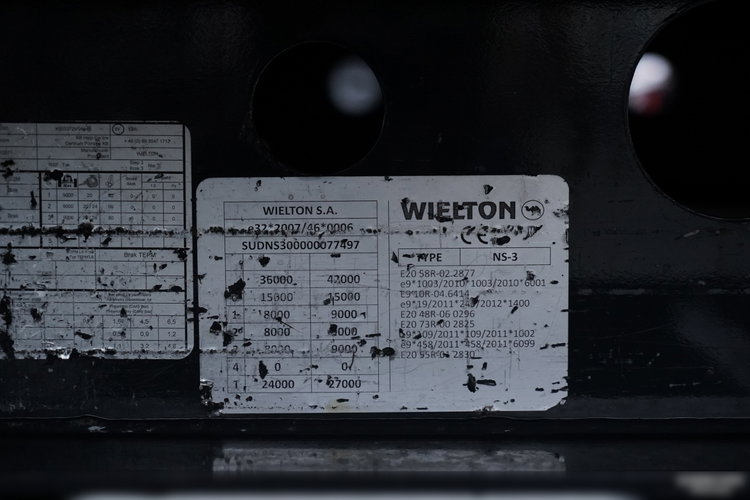 Wielton / FIRANKA  / VARIOS / 2x OŚ PODNOSZONA / zdjęcie 25