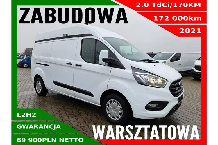 Ford transit-custom L2H2 69900zł NETTO Zabudowa warsztatowa 2.0TdCi/170KM zdjęcie 1