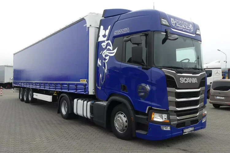 Scania R450 + WIELTON FIRANKA / ZESTAW STANDARD / AUTOMAT / zdjęcie 11