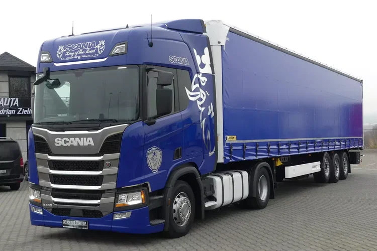 Scania R450 + WIELTON FIRANKA / ZESTAW STANDARD / AUTOMAT / zdjęcie 2