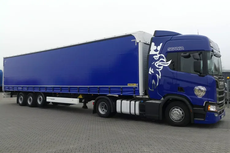 Scania R450 + WIELTON FIRANKA / ZESTAW STANDARD / AUTOMAT / zdjęcie 9