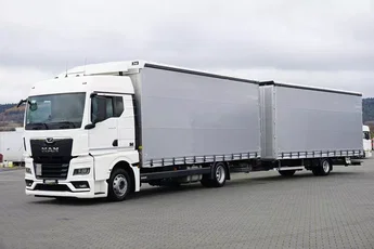 MAN TGX / 18.470 / E 6 / GM / ZESTAW PRZEJAZDOWY 120 M3 / ŁAD. 14 815 KG / RETARDER
