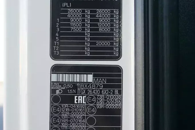 MAN TGX / 26.420 / 6 x 2 / SKRZYNIOWY + HDS / PALFINGER PK 48002 / + PRZYCZEPA zdjęcie 12