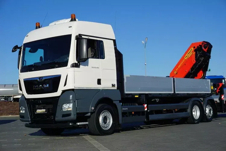 MAN TGX / 26.420 / 6 x 2 / SKRZYNIOWY + HDS / PALFINGER PK 48002 / + PRZYCZEPA zdjęcie 20