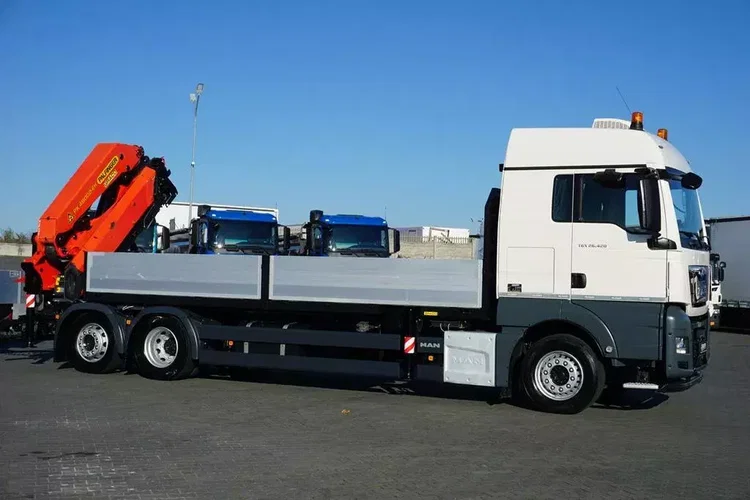MAN TGX / 26.420 / 6 x 2 / SKRZYNIOWY + HDS / PALFINGER PK 48002 / + PRZYCZEPA zdjęcie 37