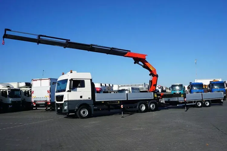 MAN TGX / 26.420 / 6 x 2 / SKRZYNIOWY + HDS / PALFINGER PK 48002 / + PRZYCZEPA zdjęcie 4