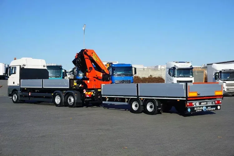 MAN TGX / 26.420 / 6 x 2 / SKRZYNIOWY + HDS / PALFINGER PK 48002 / + PRZYCZEPA zdjęcie 8