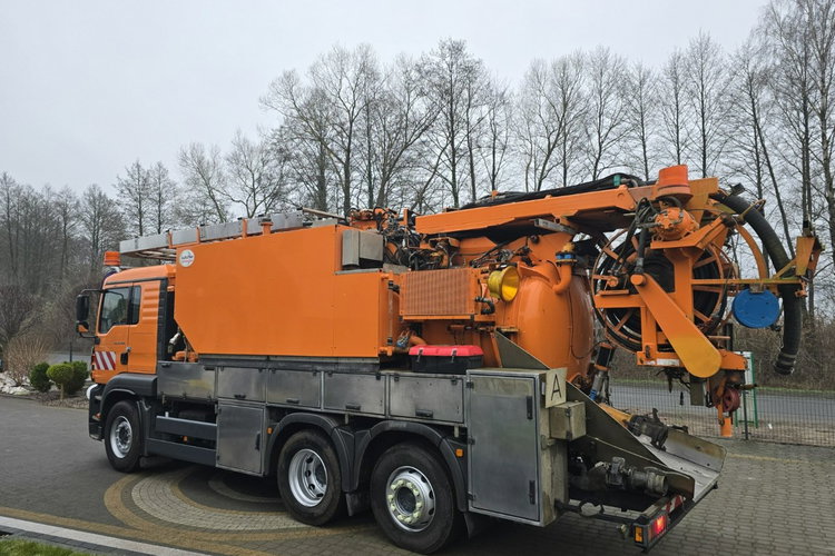 MAN TGA 26.460 WUKO do zbierania odpadów Czyszczenie kanalizacji Kutschke KROLL zdjęcie 2