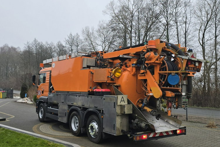 MAN TGA 26.460 WUKO do zbierania odpadów Czyszczenie kanalizacji Kutschke KROLL zdjęcie 5