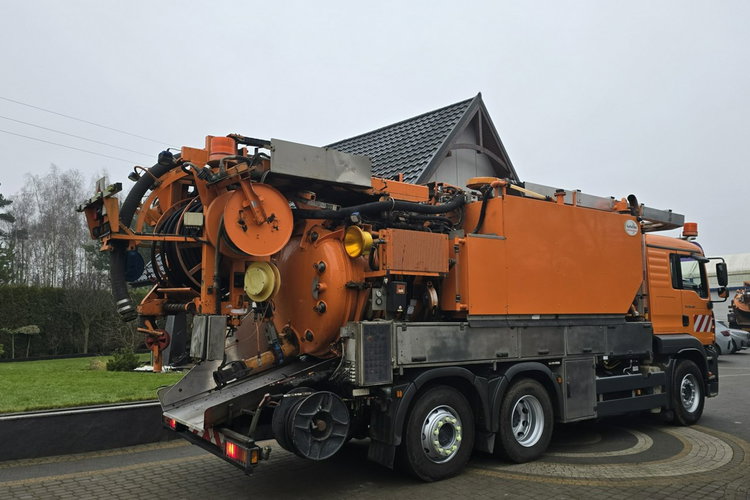 MAN TGA 26.460 WUKO do zbierania odpadów Czyszczenie kanalizacji Kutschke KROLL zdjęcie 9