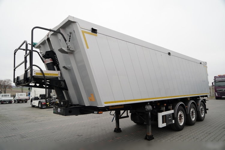 Wielton / WYWROTKA / 41 M3 / ALUMINIOWA / 2x  OŚ PODNOSZONA / OSIE SAF / ALUFELGI  zdjęcie 2