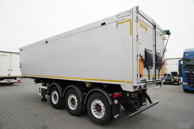 Wielton / WYWROTKA / 41 M3 / ALUMINIOWA / 2x  OŚ PODNOSZONA / OSIE SAF / ALUFELGI  zdjęcie 3