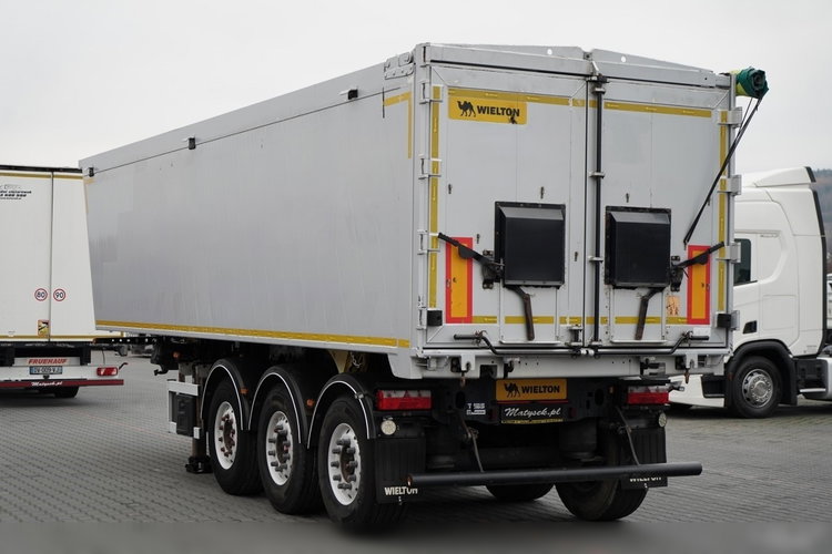 Wielton / WYWROTKA / 41 M3 / ALUMINIOWA / 2x  OŚ PODNOSZONA / OSIE SAF / ALUFELGI  zdjęcie 4