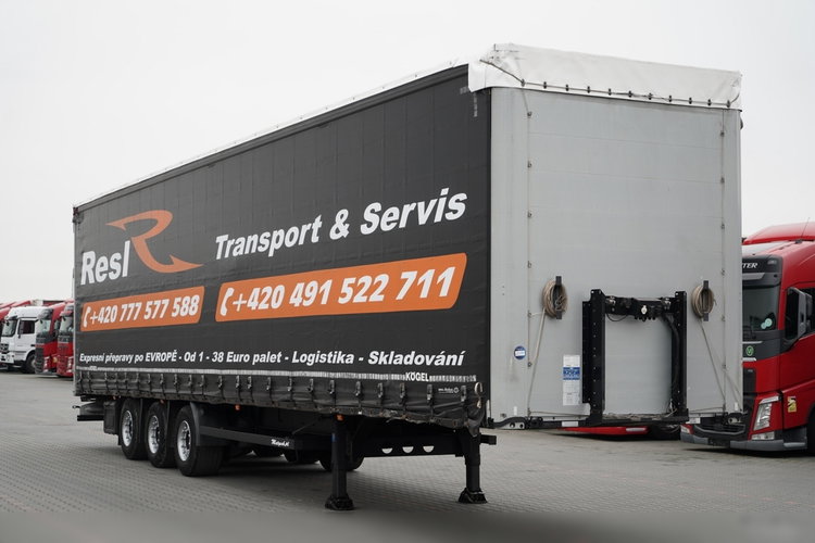 Kogel FIRANKA / MEGA / OŚ PODNOSZONA / OSIE SAF / DACH PODNOSZONY / LOW DECK  zdjęcie 1