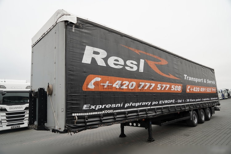 Kogel FIRANKA / MEGA / OŚ PODNOSZONA / OSIE SAF / DACH PODNOSZONY / LOW DECK  zdjęcie 4