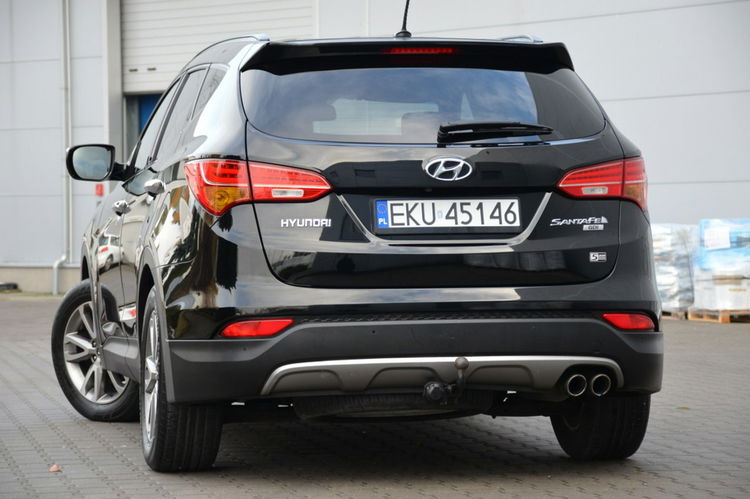 Hyundai Santa Fe Czarny Zarejestrowany 2.4GDI 192KM Serwis Skóra Bi-xenon Navi Kamera zdjęcie 11