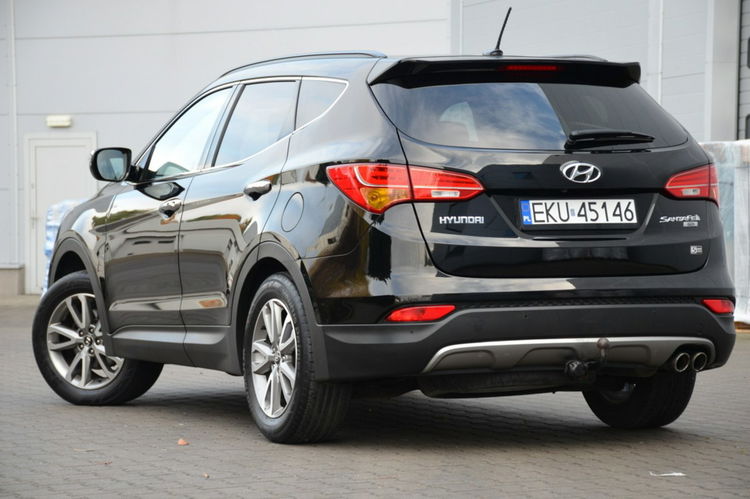 Hyundai Santa Fe Czarny Zarejestrowany 2.4GDI 192KM Serwis Skóra Bi-xenon Navi Kamera zdjęcie 12