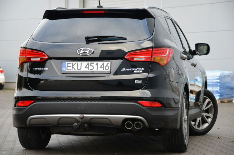 Hyundai Santa Fe Czarny Zarejestrowany 2.4GDI 192KM Serwis Skóra Bi-xenon Navi Kamera zdjęcie 16