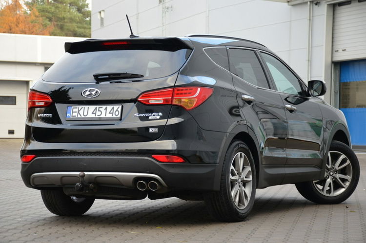 Hyundai Santa Fe Czarny Zarejestrowany 2.4GDI 192KM Serwis Skóra Bi-xenon Navi Kamera zdjęcie 17