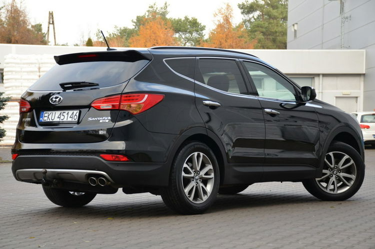 Hyundai Santa Fe Czarny Zarejestrowany 2.4GDI 192KM Serwis Skóra Bi-xenon Navi Kamera zdjęcie 18