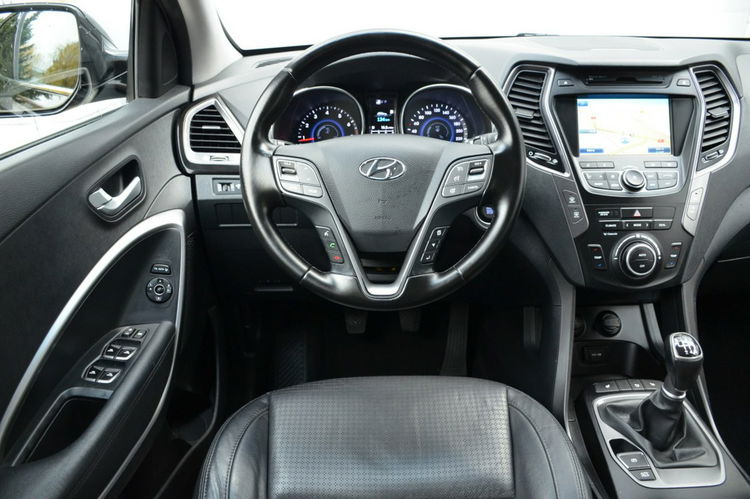 Hyundai Santa Fe Czarny Zarejestrowany 2.4GDI 192KM Serwis Skóra Bi-xenon Navi Kamera zdjęcie 27