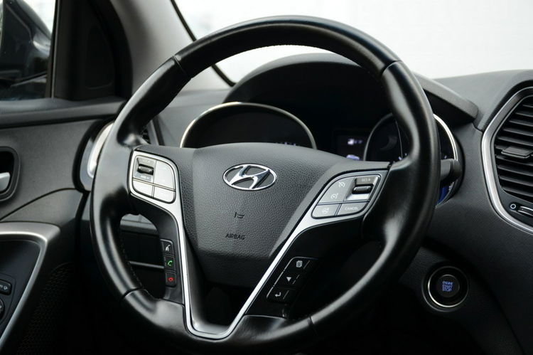 Hyundai Santa Fe Czarny Zarejestrowany 2.4GDI 192KM Serwis Skóra Bi-xenon Navi Kamera zdjęcie 30