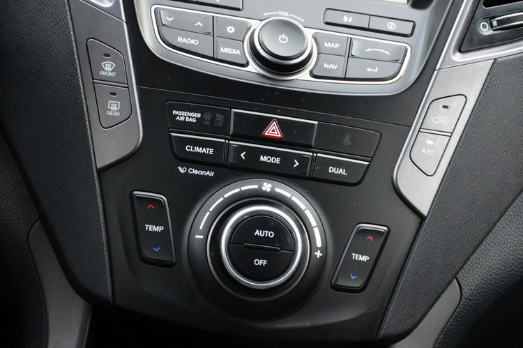 Hyundai Santa Fe Czarny Zarejestrowany 2.4GDI 192KM Serwis Skóra Bi-xenon Navi Kamera zdjęcie 32