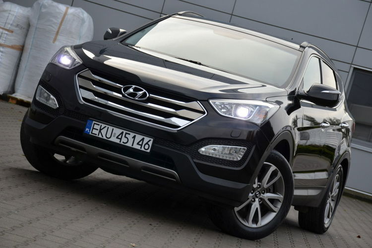 Hyundai Santa Fe Czarny Zarejestrowany 2.4GDI 192KM Serwis Skóra Bi-xenon Navi Kamera zdjęcie 35