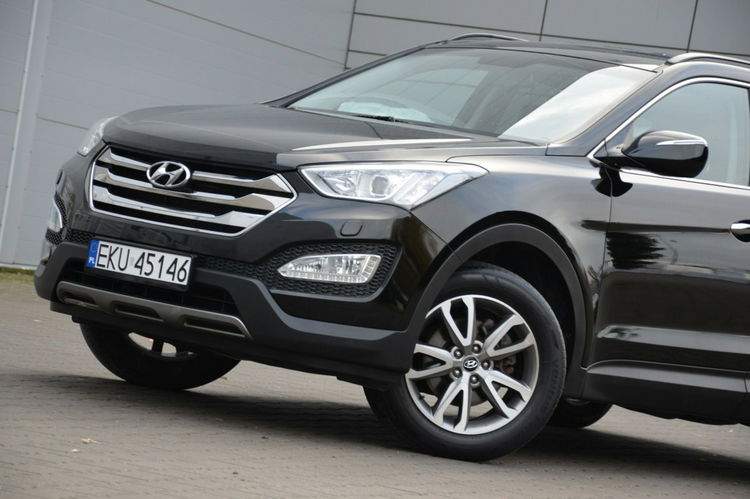 Hyundai Santa Fe Czarny Zarejestrowany 2.4GDI 192KM Serwis Skóra Bi-xenon Navi Kamera zdjęcie 4