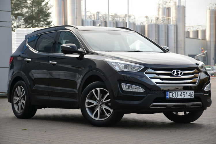 Hyundai Santa Fe Czarny Zarejestrowany 2.4GDI 192KM Serwis Skóra Bi-xenon Navi Kamera zdjęcie 8