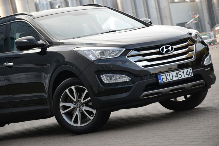 Hyundai Santa Fe Czarny Zarejestrowany 2.4GDI 192KM Serwis Skóra Bi-xenon Navi Kamera zdjęcie 9